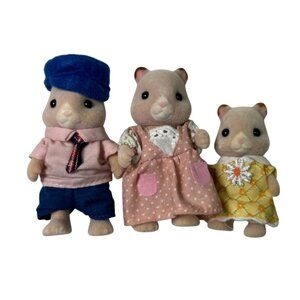 Calico Critters Hamster Family Set of 3 Sylvanian Families